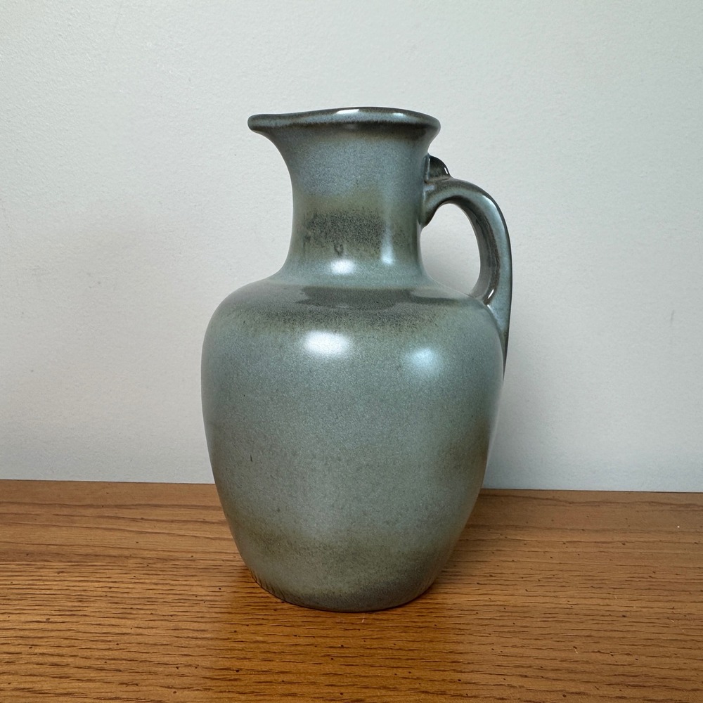 Vintage Frankoma Pottery Ceramic‎ Jug Pitcher Prairie Green MCM 7.5" Tall